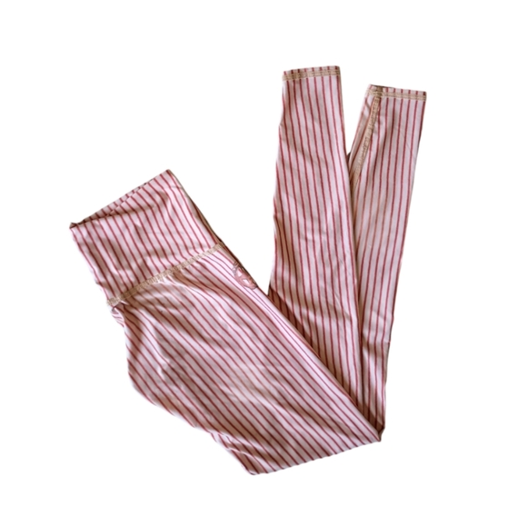 teeki Boutique Red Striped Leggings with Sheriff Star - Picture 2 of 7